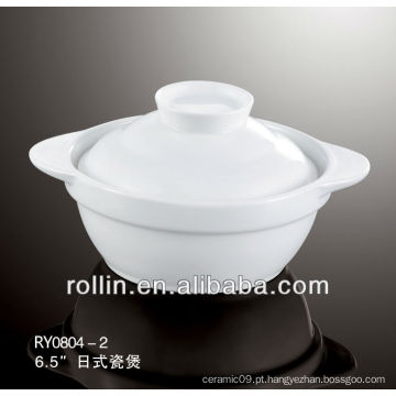 Restaurante Super White Porcelain Soup Tureen Set